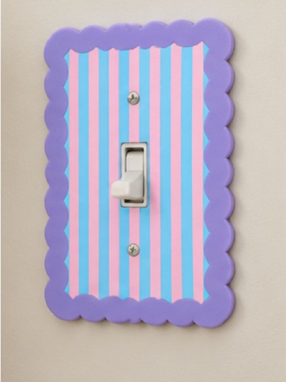 2/$25 3D Printed Scalloped Toggle Light Switch Cover Custom Colours